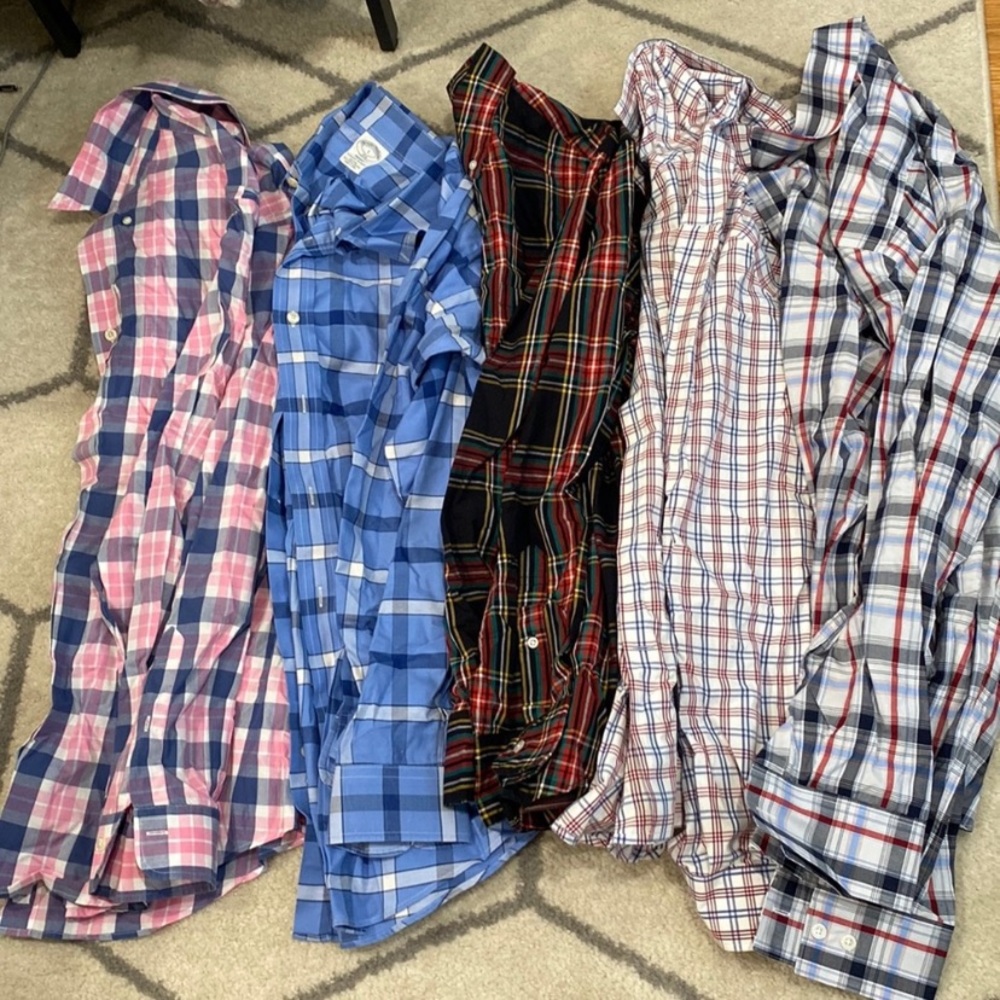 BUNDLE - 8 MENS BUTTON DOWNS